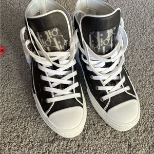 Authentic used Dior sneakers only worn twice in great condition size 9 in women